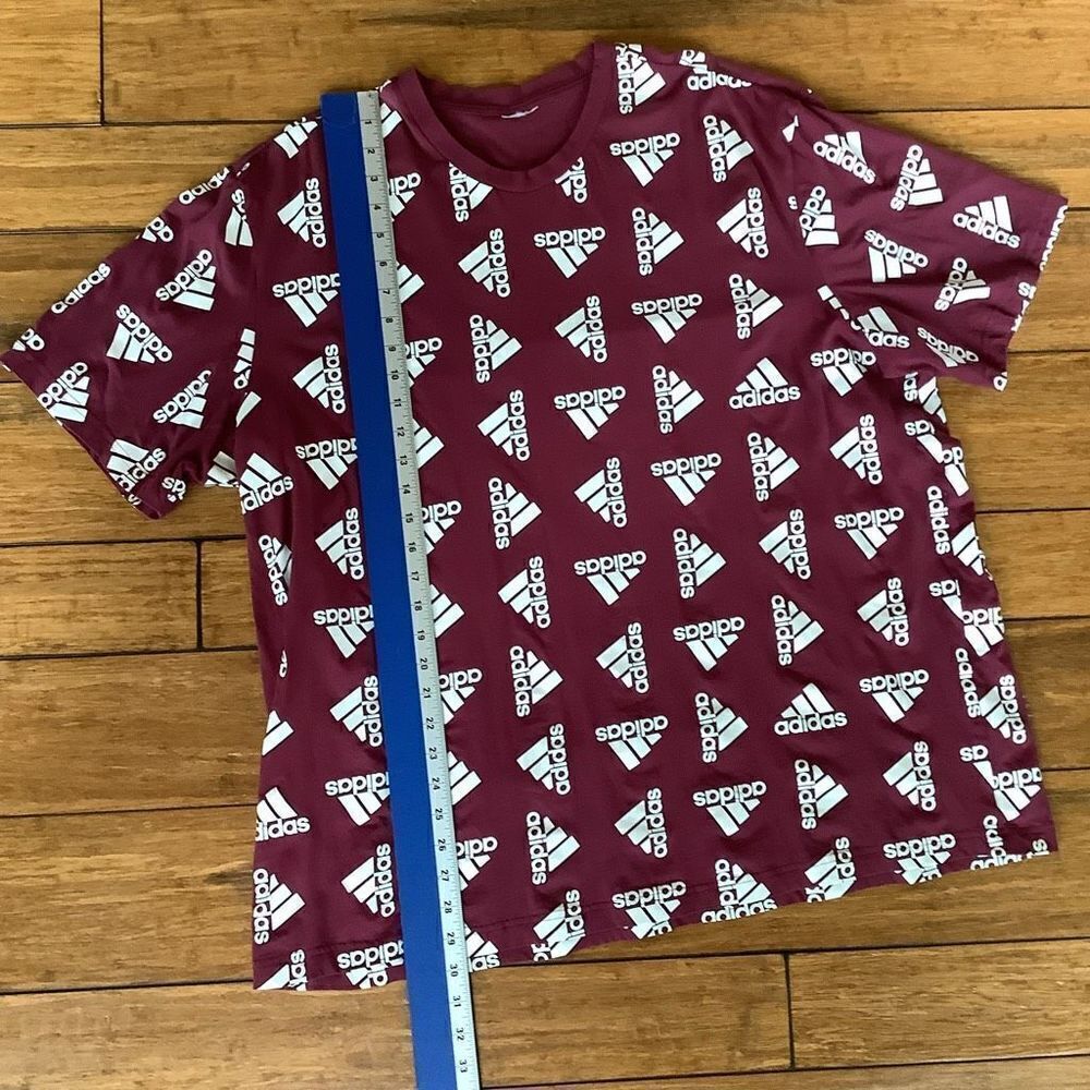 Adidas Mens Essentials Loose Giant Logo T-shirt - Picture 3 of 5